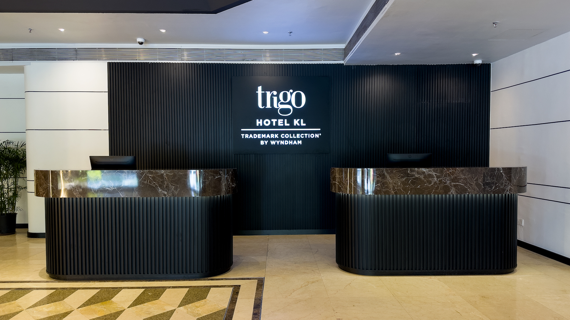 Trigo Hotel KL Reception Counters