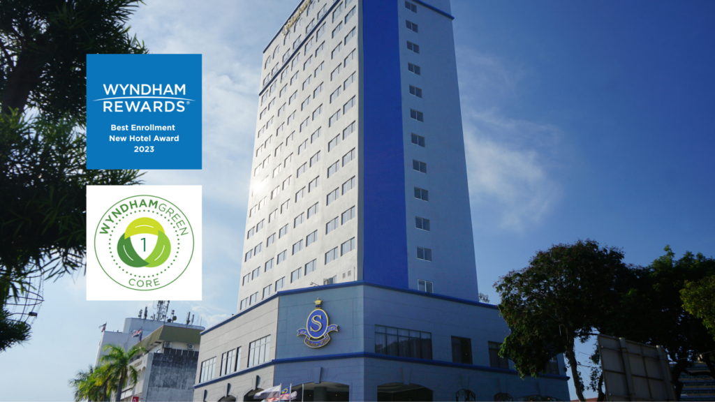 Shahzan Hotel Kuantan Facade with Awards