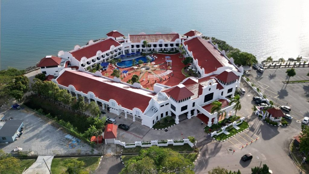 The Lisbon Melaka Drone Shot with Sea View